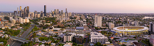 Aerial view of Brisbane/Meanjin, Credit: Shanenk